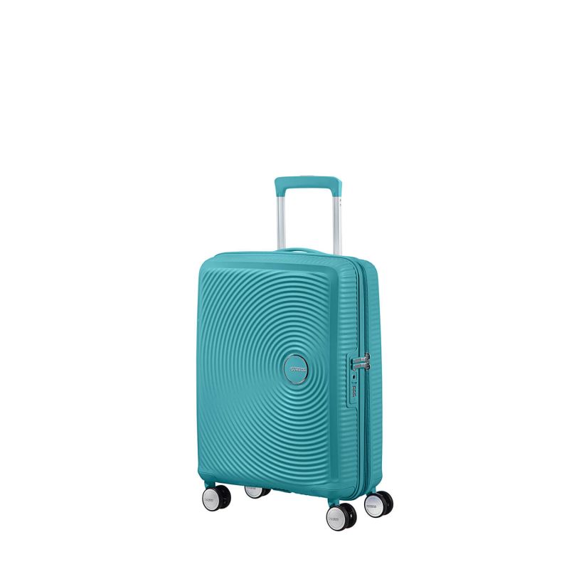 Valise cabine rigide Soundbox Extensible 55 cm Turquoise Tonic