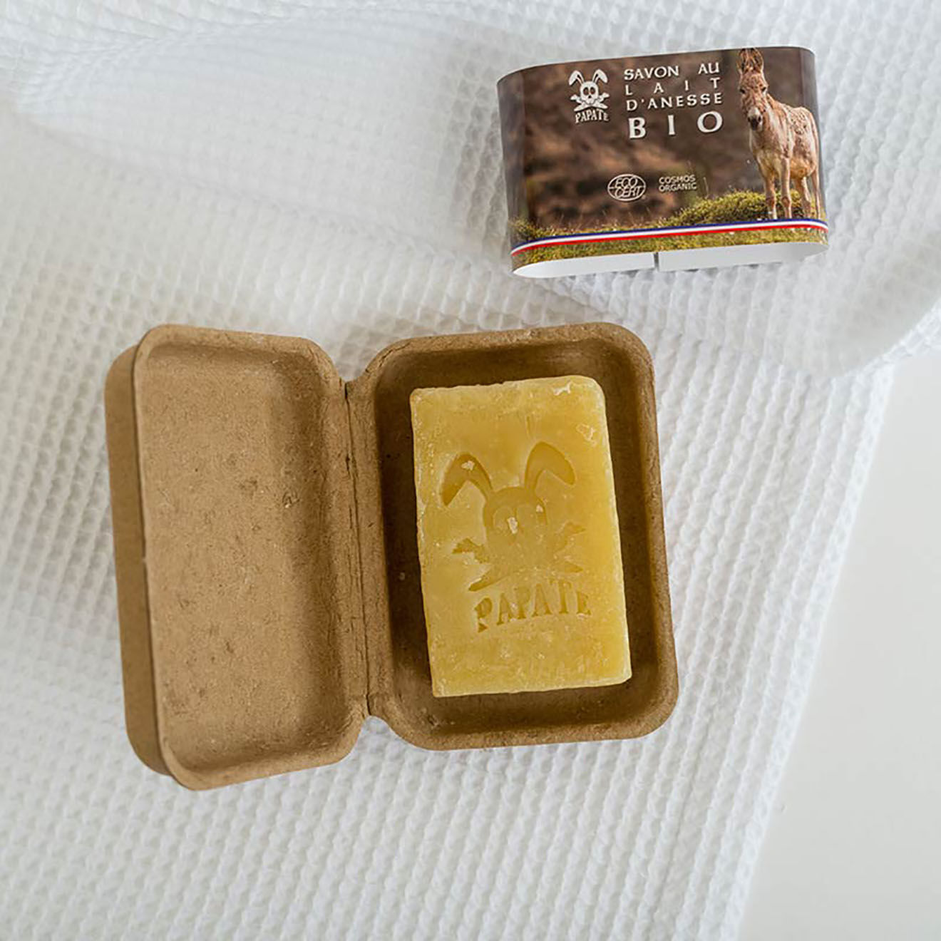 Papate Savon au Lait d'Anesse Biologique - 5x7 cm
