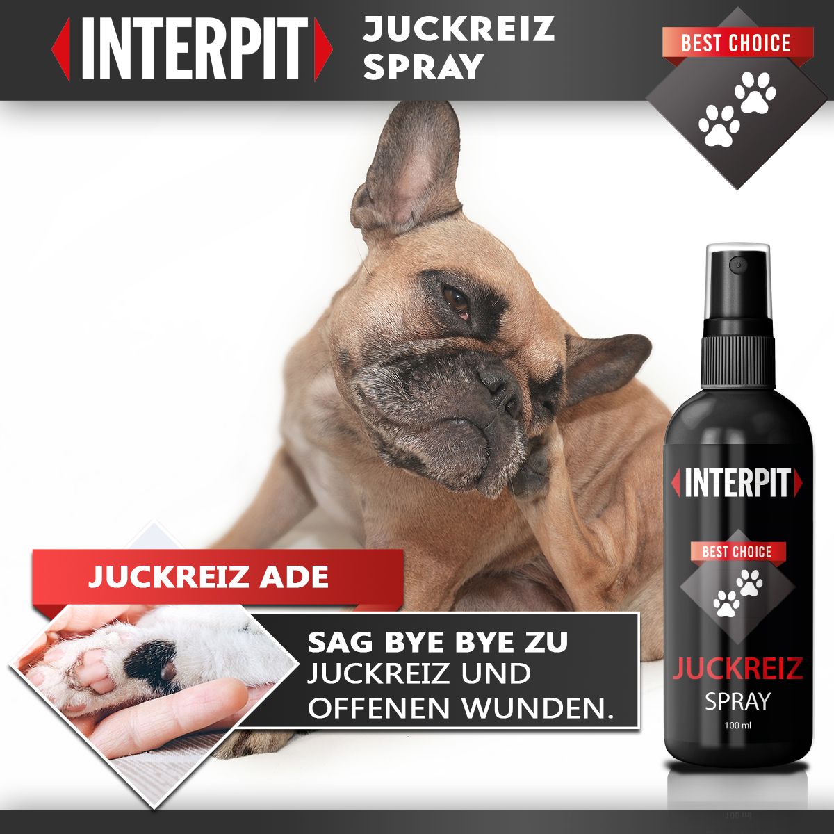 Interpit® | Juckreiz Spray für Hund und Katze
