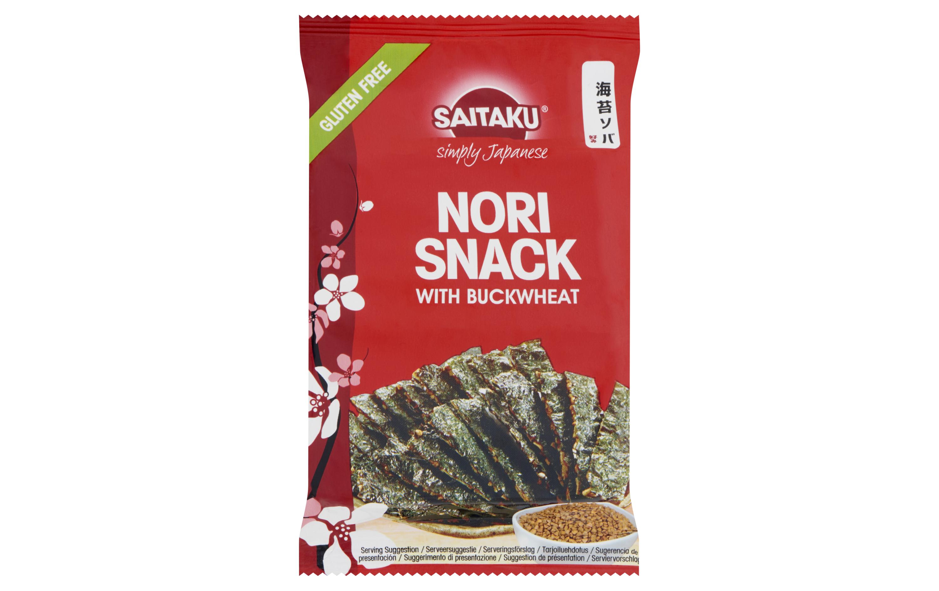 Nori Snack with Buckwheat 20 gGetrocknete Algen mit Buchweizen