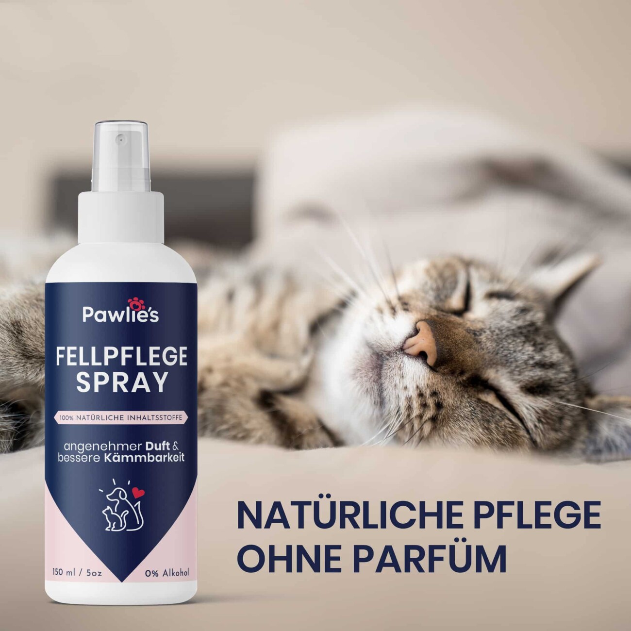 Pawlie's Fellpflege für Hunde & Katzen 150ml