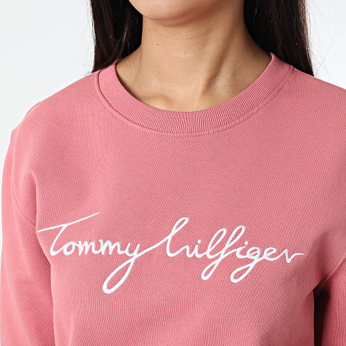 Sweat Crewneck Femme Regular Graphic 0659 Rose