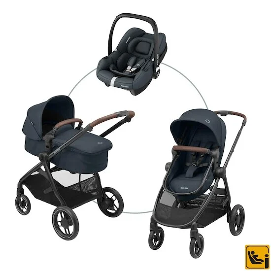 Poussette Thia Air 2 avec Cabriofix i-Size   Essential Graphite        de               Maxi-Cosi