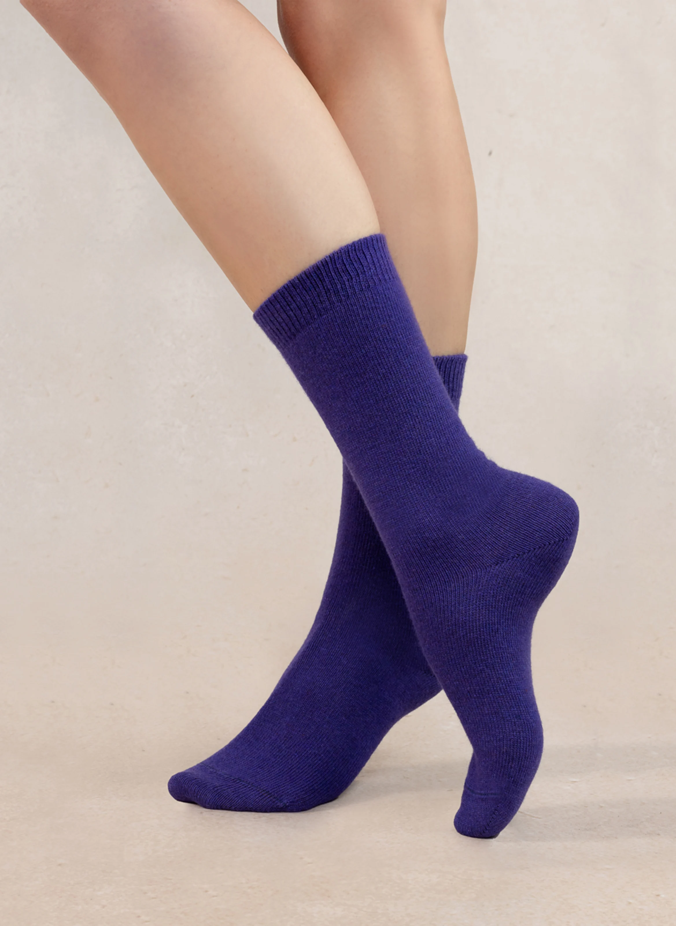 Chaussettes en laine mélangée | Violet