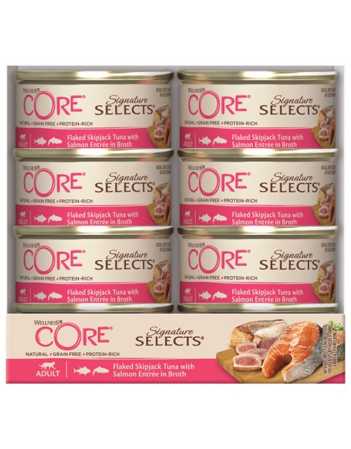 Wellness Core Signature Selects Flaked 79 g - Kattenvoer
