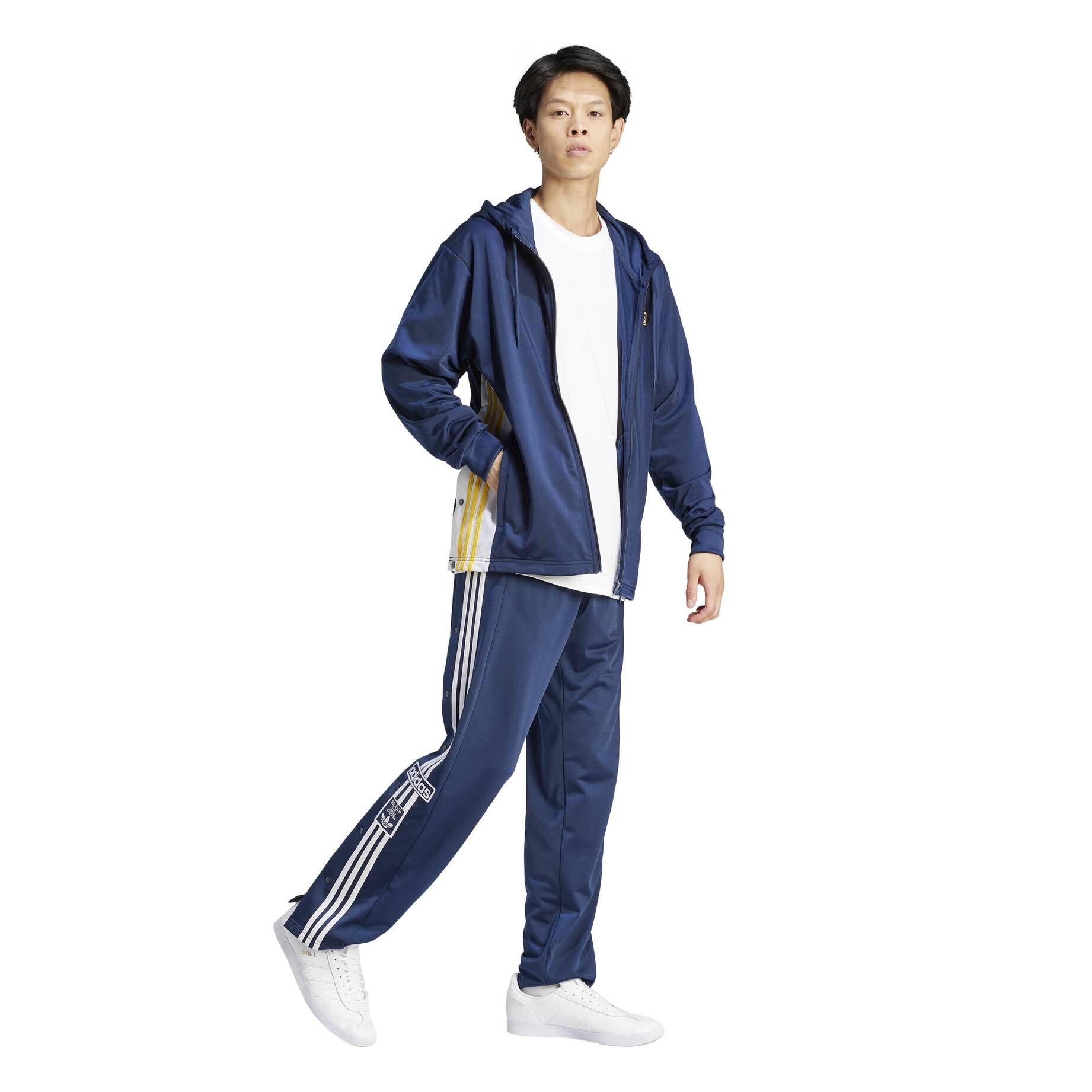 adidas Originals| Herren Sweatjacke mit Kapuze ADIBREAK FULL ZPP HOODED TRACK TOP