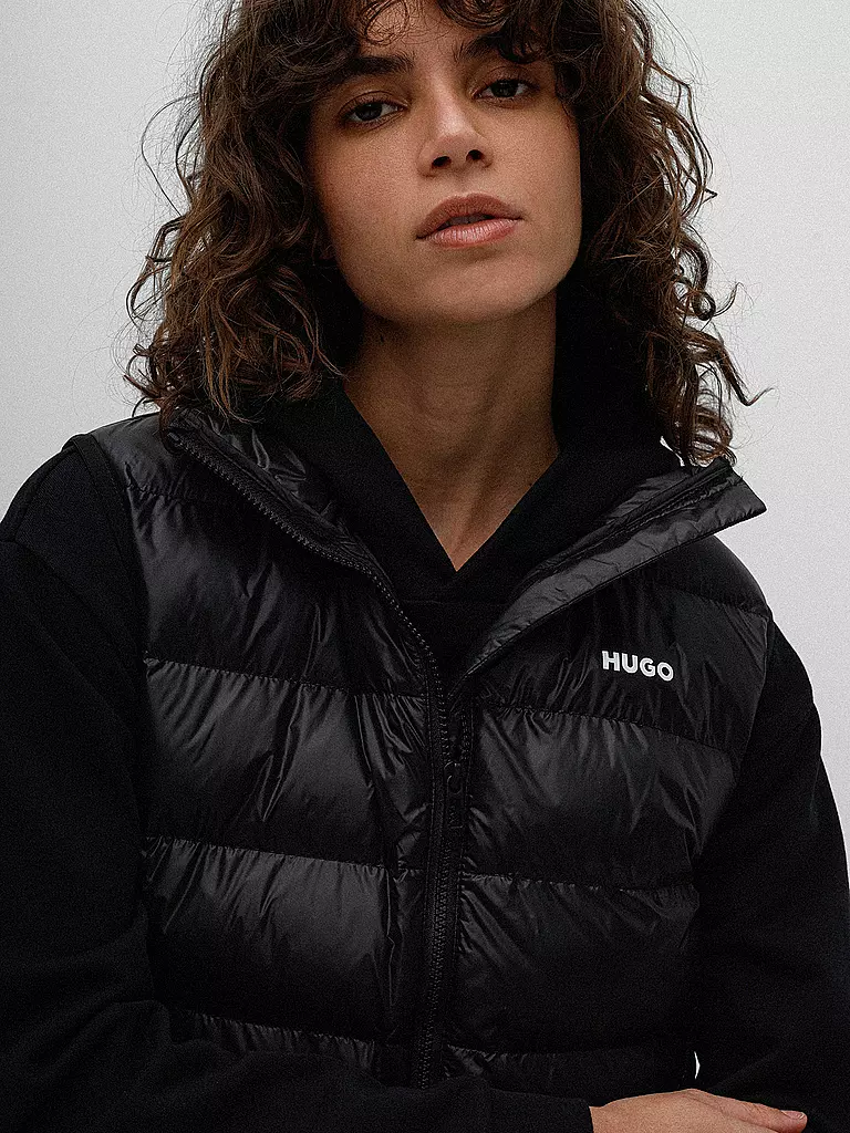 HUGO Steppgilet FANDICIA schwarz