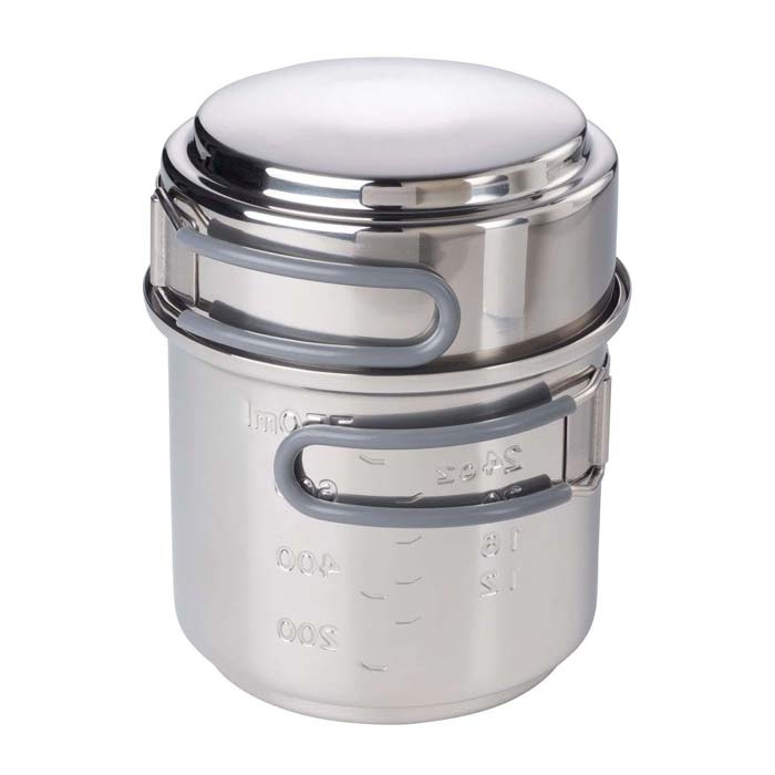 Esbit Spiritus-Kochset, 470 ml / 985 ml 18/8 Edelstahl