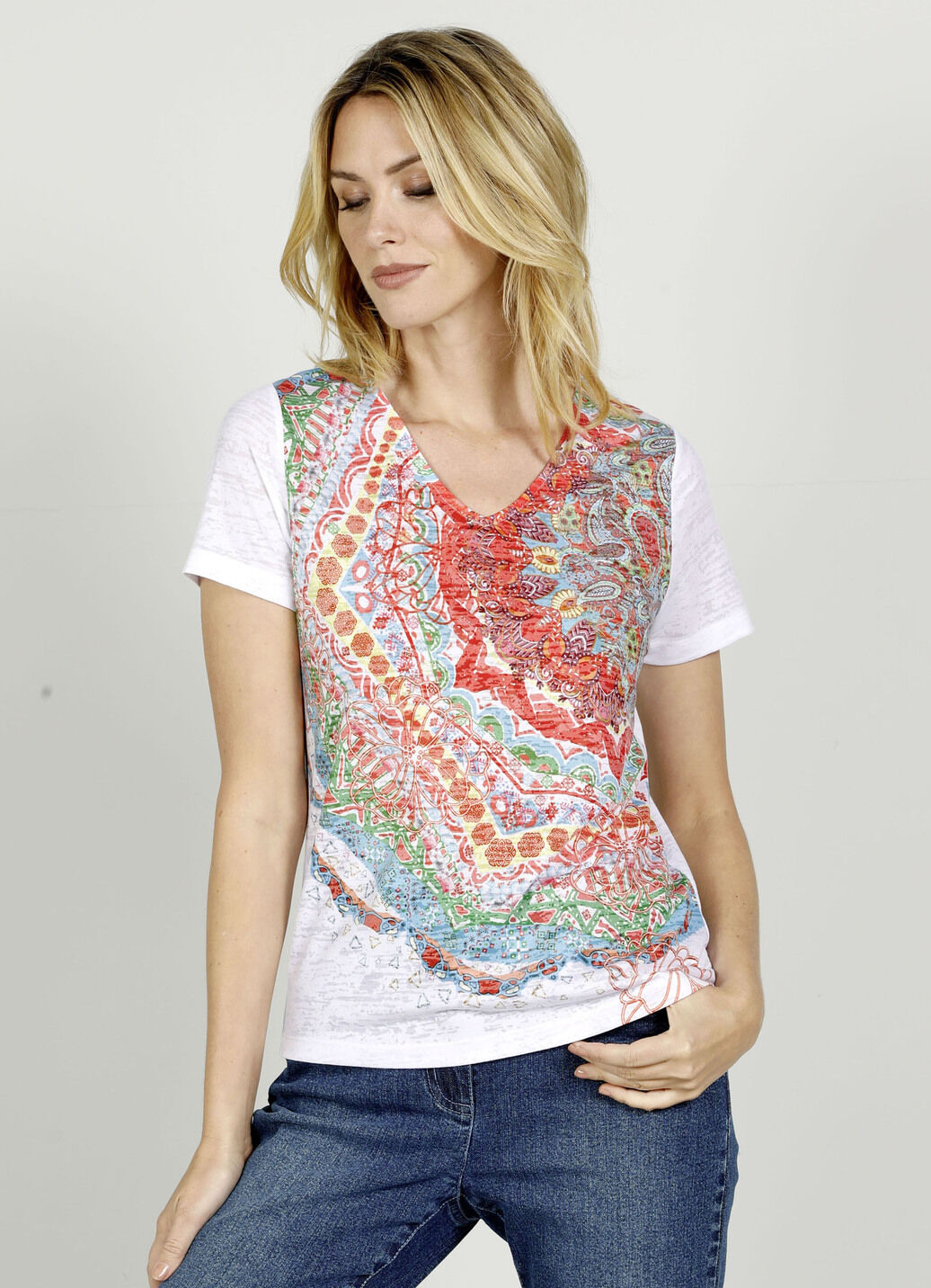 Shirt in Ausbrenner-Qualität