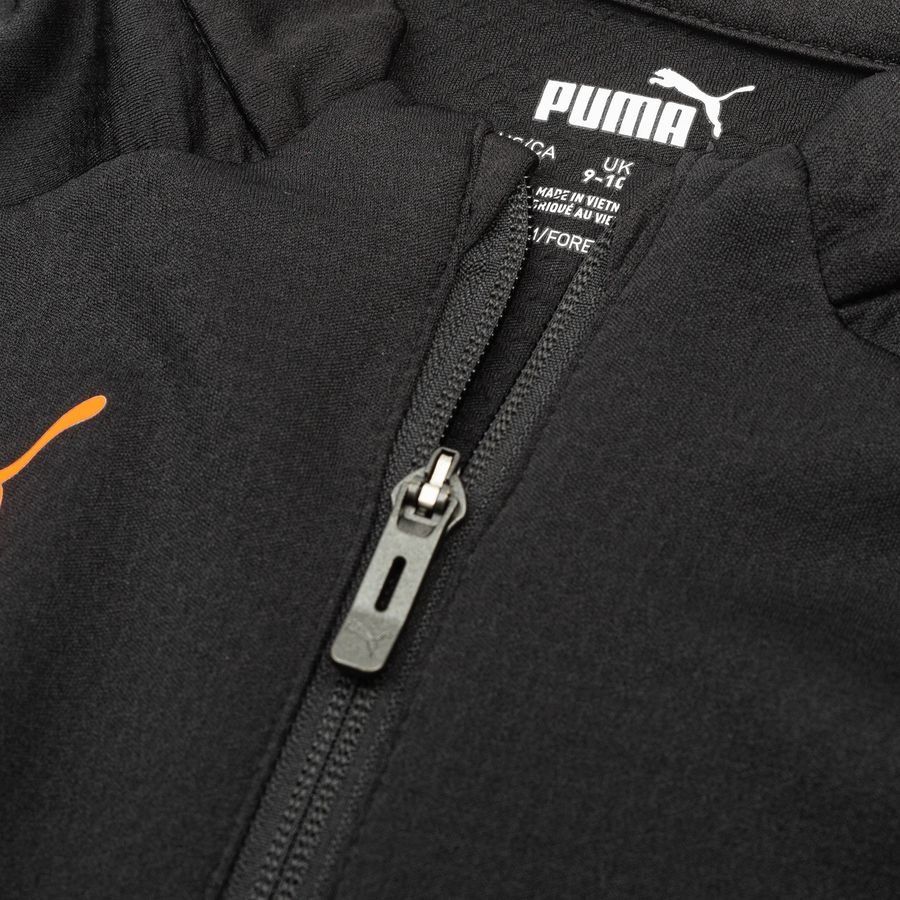 PUMA Maillot d'Entraînement IndividualFINAL Fermeture Éclair 1/4 - Noir Enfant