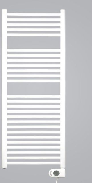 Zehnder - Aura E - Elektrische Handdoekradiator - Wit - Staal
