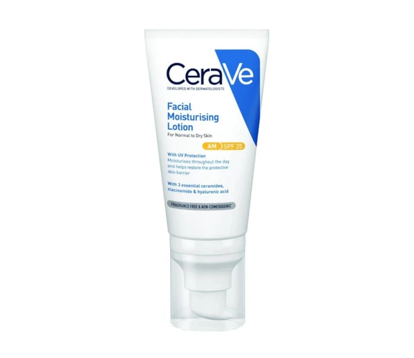 CERAVE Facial Moisturising Lotion SPF 25 Feuchtigkeitsspendende Gesichtscreme mit UV-Schutz
