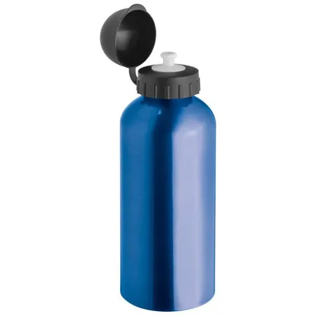 Macma Aluminium Trinkflasche mit Sportverschluss, 600 ml, blau