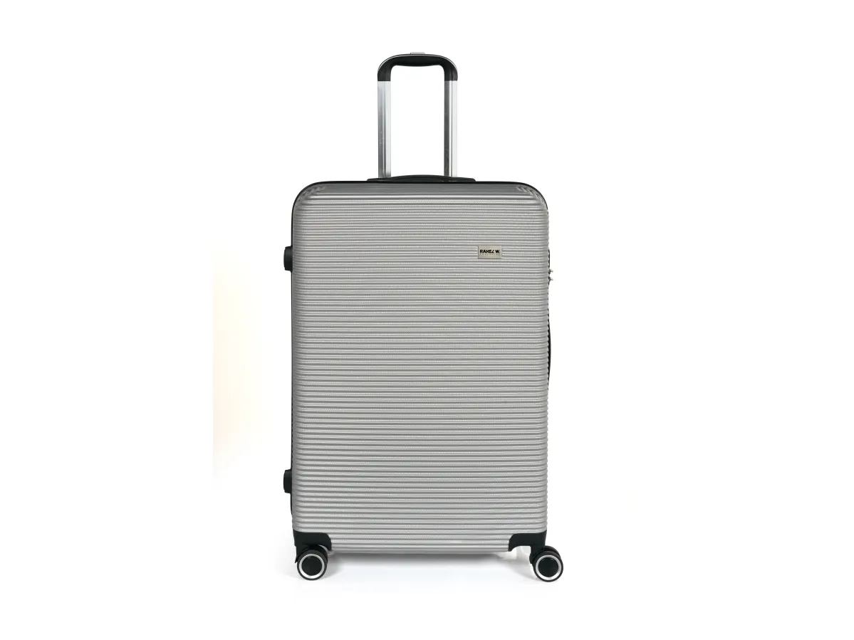 Kuffertsæt RW Classic sølv 20”/24”/28” 70% genanvendt ABS plastik med TSA-lås