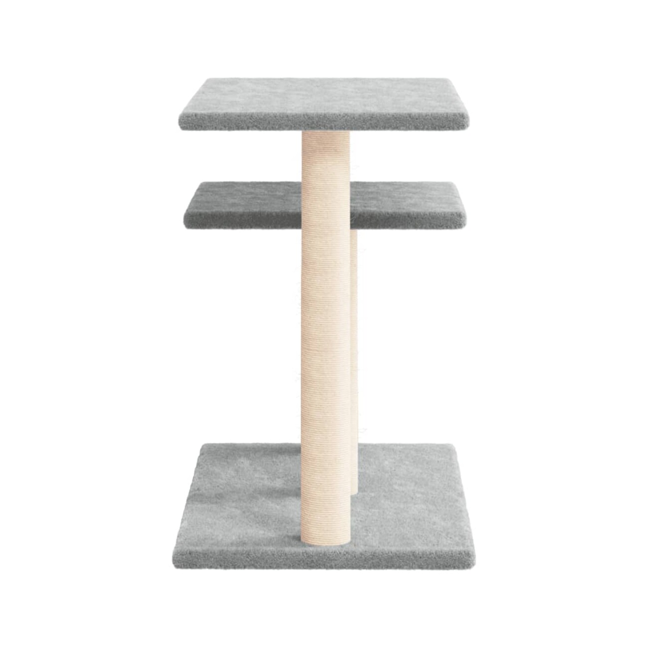 VidaXL Kratzsäule grau