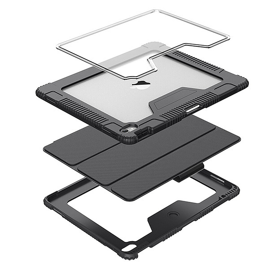 Akashi Etui Folio Stand (noir) iPad 10.9