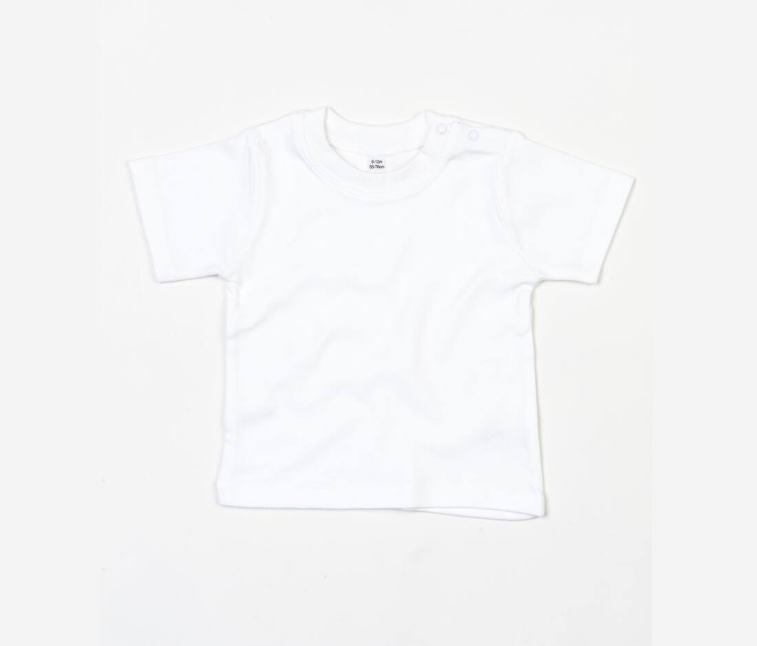 Babybugz BZ002 - T-shirt Bébé Coton Doux à Encolure Ronde