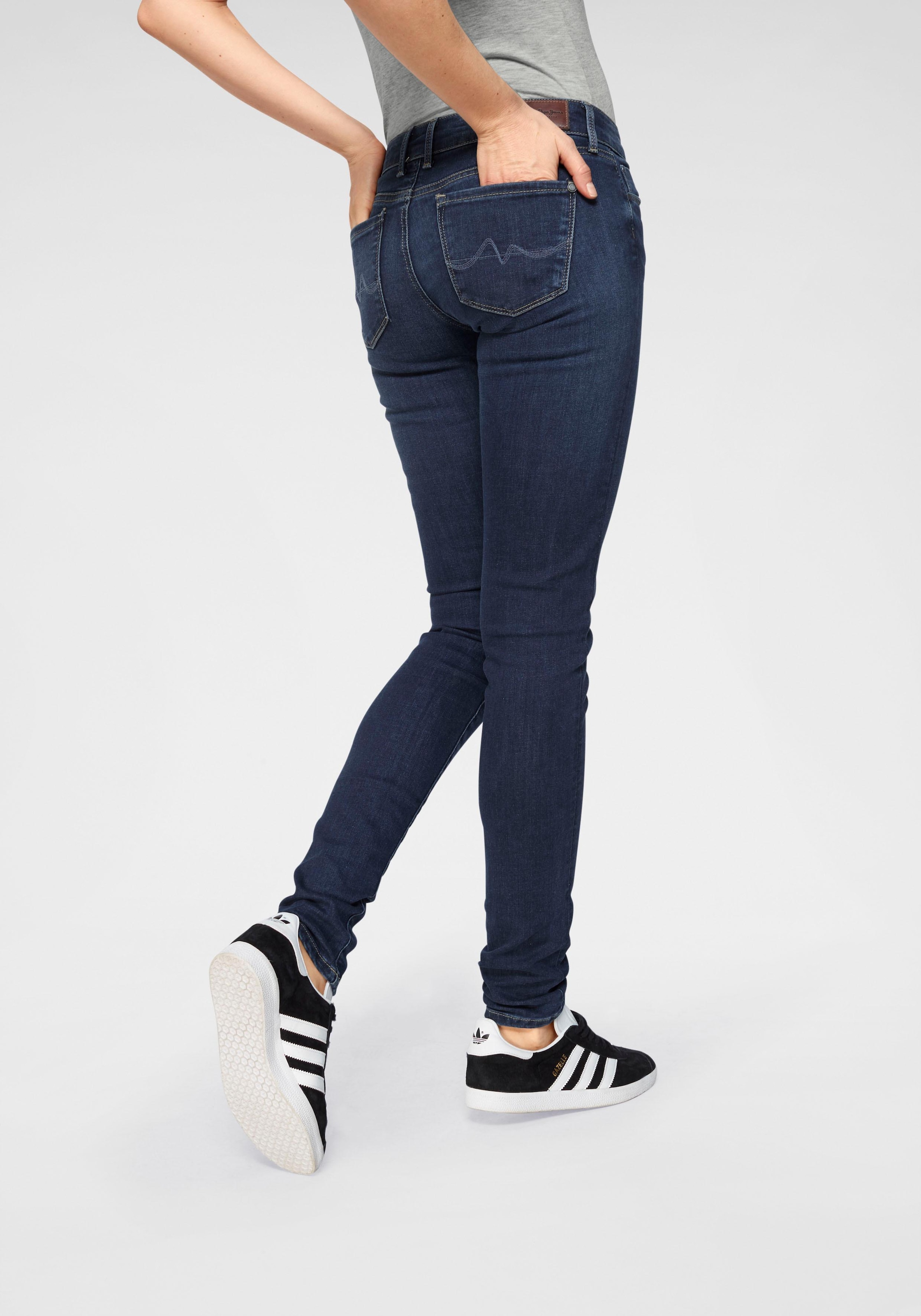 Pepe Jeans Skinny-fit-Jeans »SOHO« im 5-Pocket-Stil mit 1-Knopf Bund und Stretch-Anteil