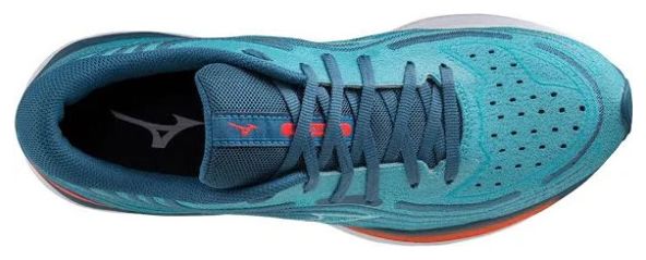 Chaussures de Running Mizuno Wave Skyrise 4 Bleu Orange