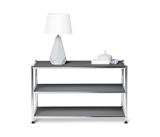 Couchtisch Metall »CN3«, offen, grau