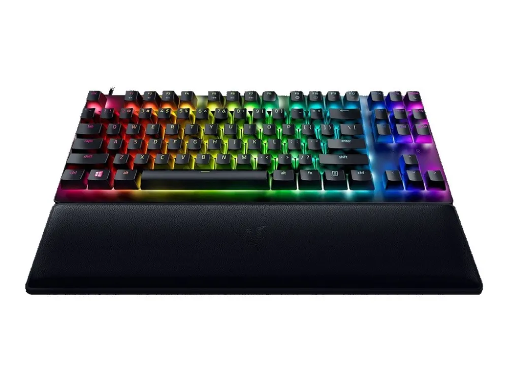 Razer Huntsman V2 TKL - Tastatur - backlit - USB-C - QWERTY - USA - tastkontakt: Razer Clicky Optical Purple
