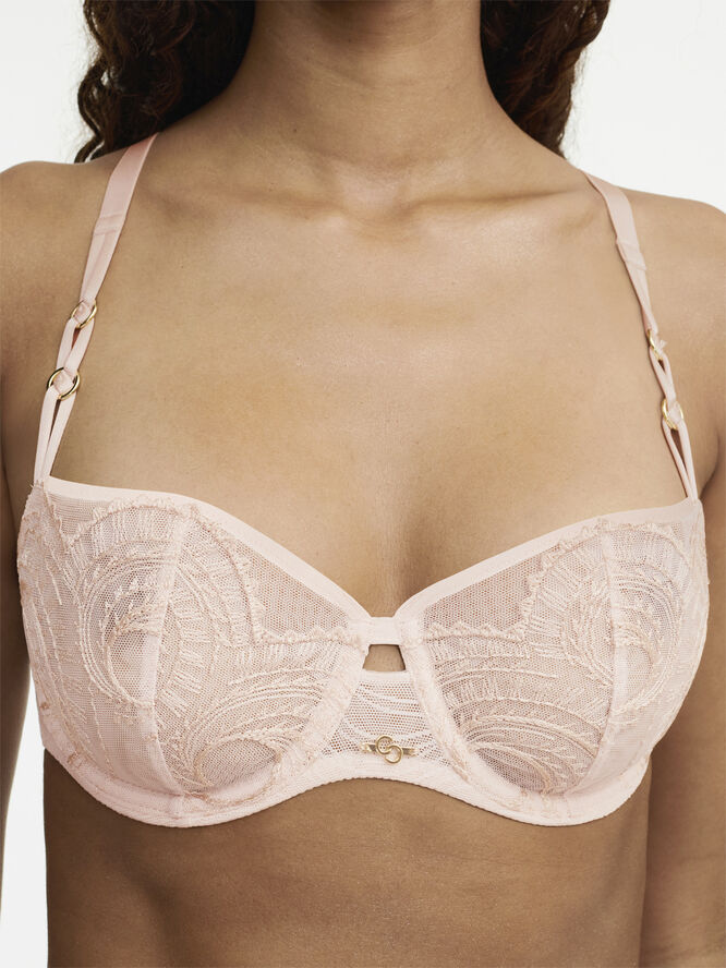 Chantelle Mystic Dream Half-Cup Bra Lyserød