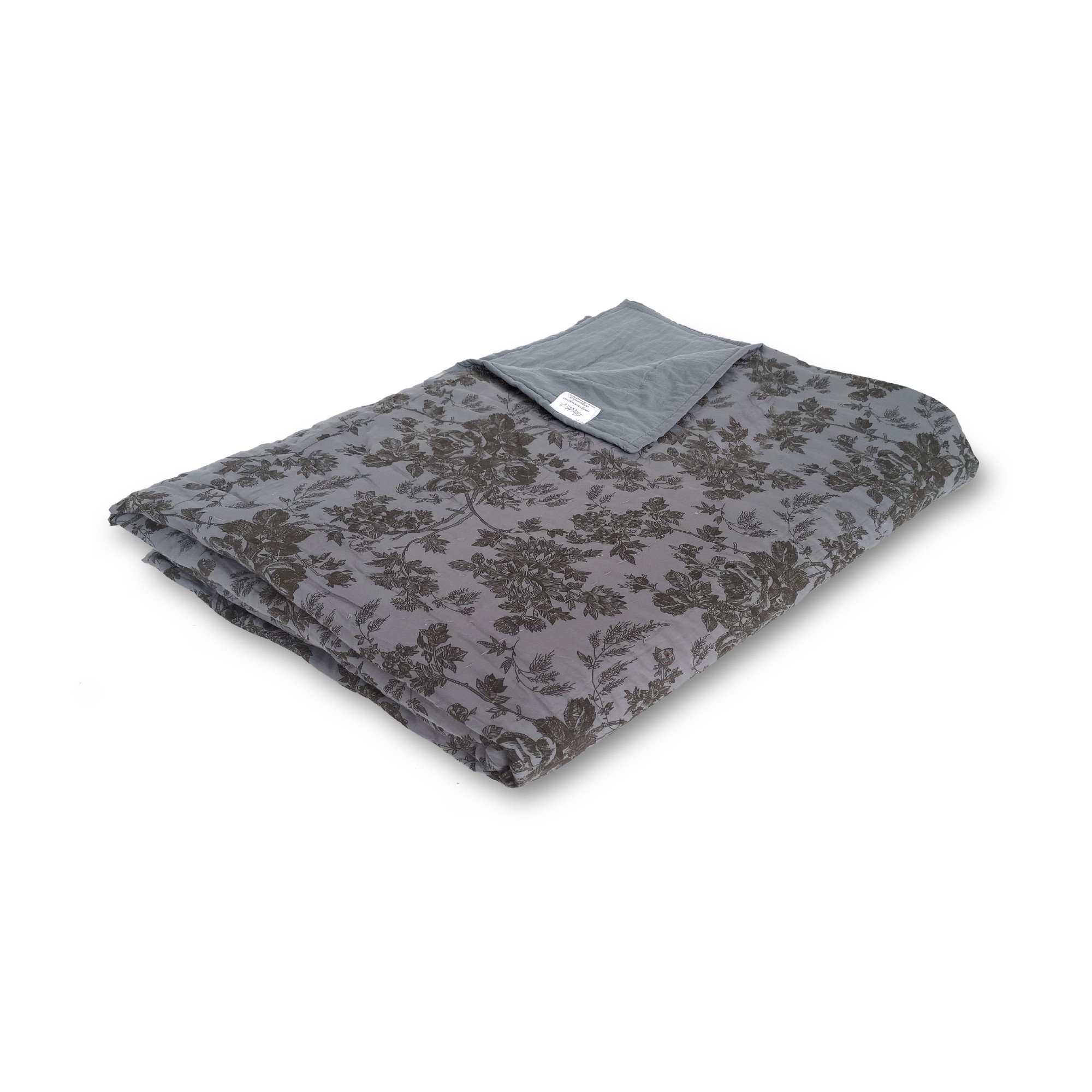 Quilt 'Cerbrais', dunkel blau, T 220 cm, B 270 cm von fischer's lagerhaus