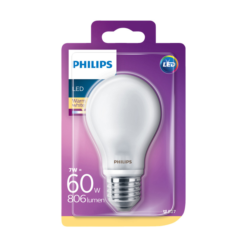 Normalpære LED E27 7 W 806 lm
