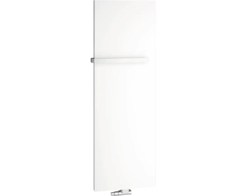 KERMI Rubeo designradiator, 1725 x 57 cm, wit, met middenaansluiting, zonder handdoekhouder