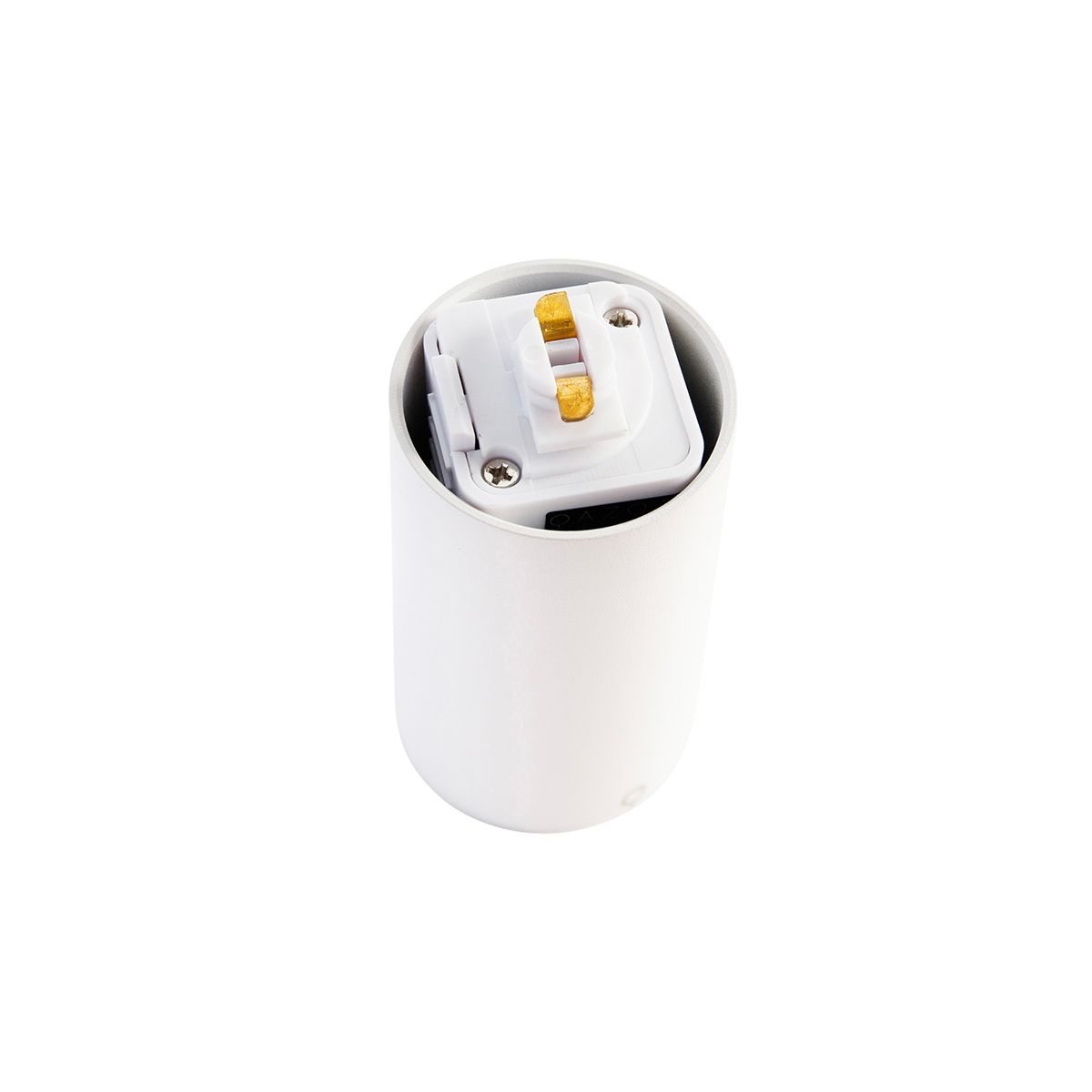 E27 fitting met rail ophanging voor 1-fase rail wit - Iconic Jeana
