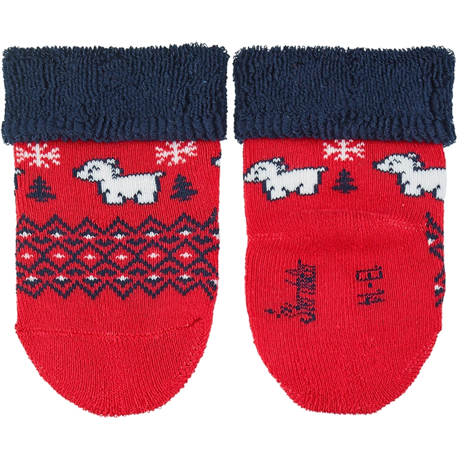 Sterntaler Baby-Söckchen 3er-Pack Weihnachten marine