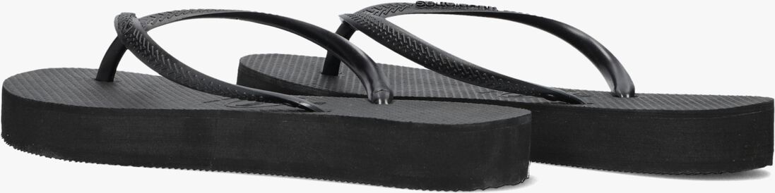 zwarte havaianas teenslippers slim flatform