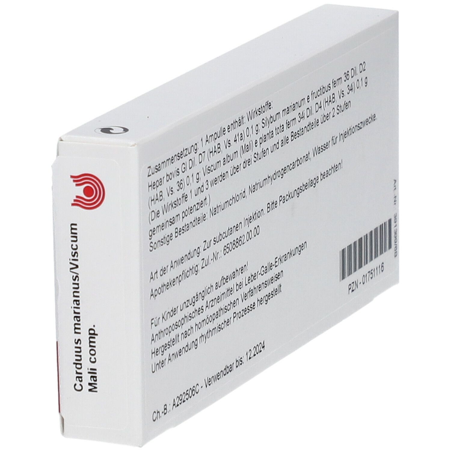 WALA® Carduus MARIANUS/ Viscum Mali Comp. Ampullen