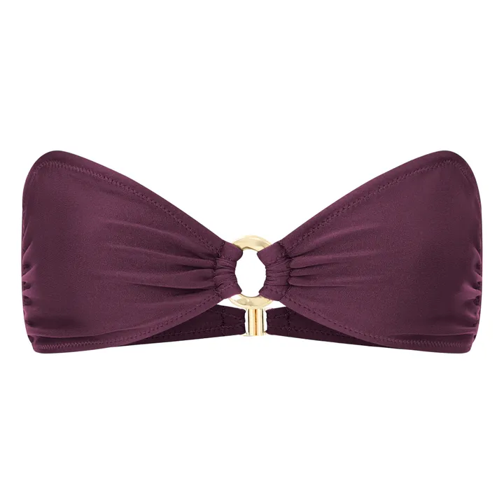 Alma Deia Maillot de bain bustier | Aubergine