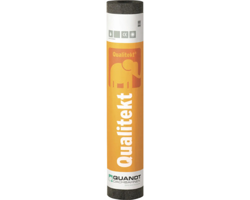 Quandt Bitumen Glasvlies Dakbedekking® Qualitekt® V13-8 geschuurd 10 x 1 m rol = 10 m²