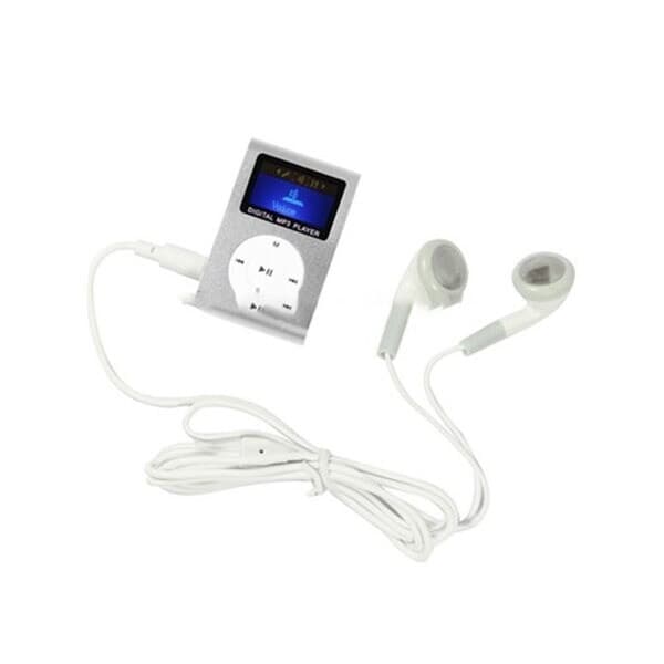 MP3-afspiller med LCD-skærm og MicroSD-læser