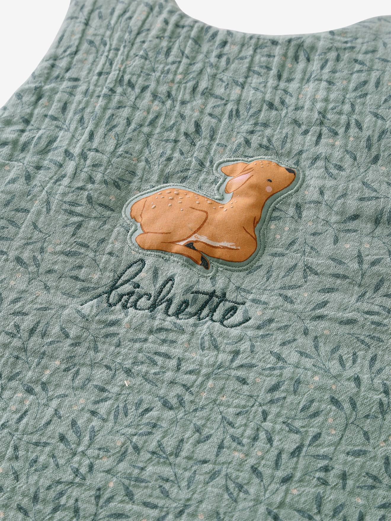 Cardigã sem mangas em chiffon de algodão
