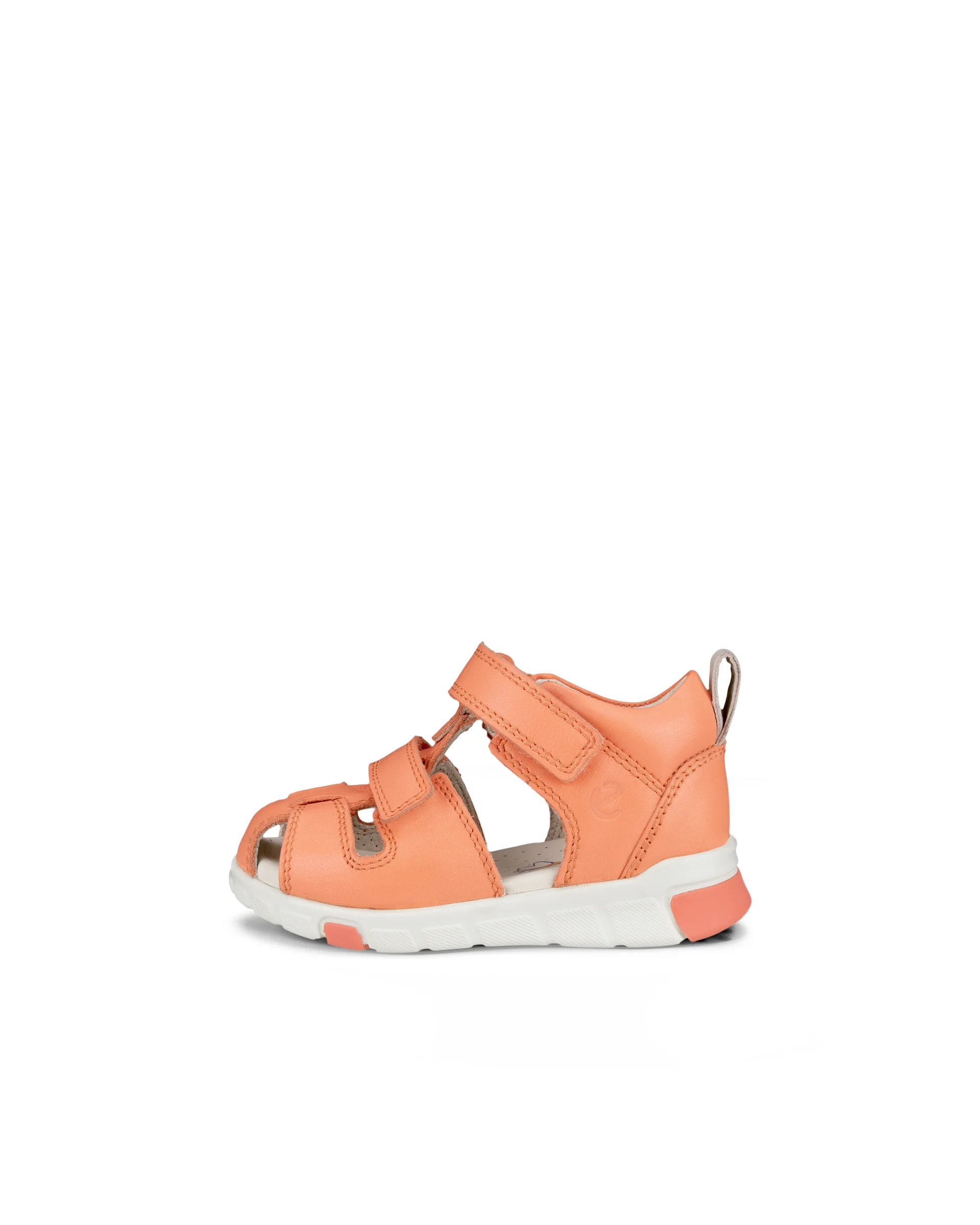 ECCO MINI STRIDE SANDAL Kinder Fischersandale aus Leder Orange