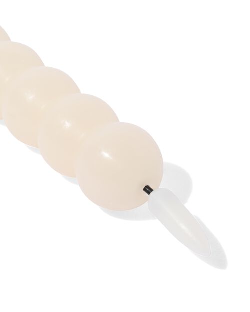 Bougie boule LED avec cire Ø2,5 x 29 ivoire
