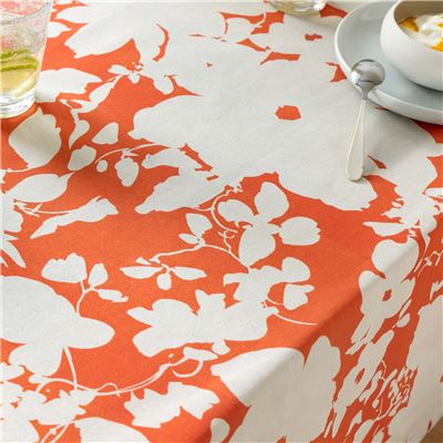 Nappe déperlante motif floral - BECQUET CRÉATION