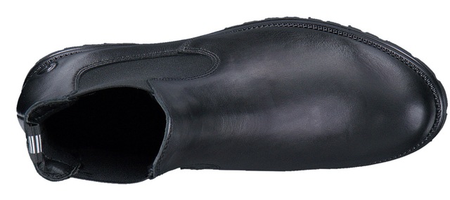 Tamaris Chelseaboots  , Blockabsatz, Schlupfboots mit beidseitigen Stretcheinsätzen