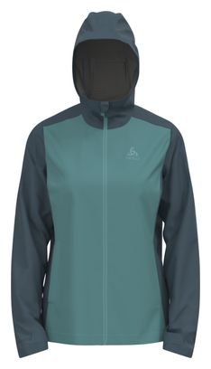 Veste imperméable Femme Odlo Aegis 2.5L Gris/Bleu