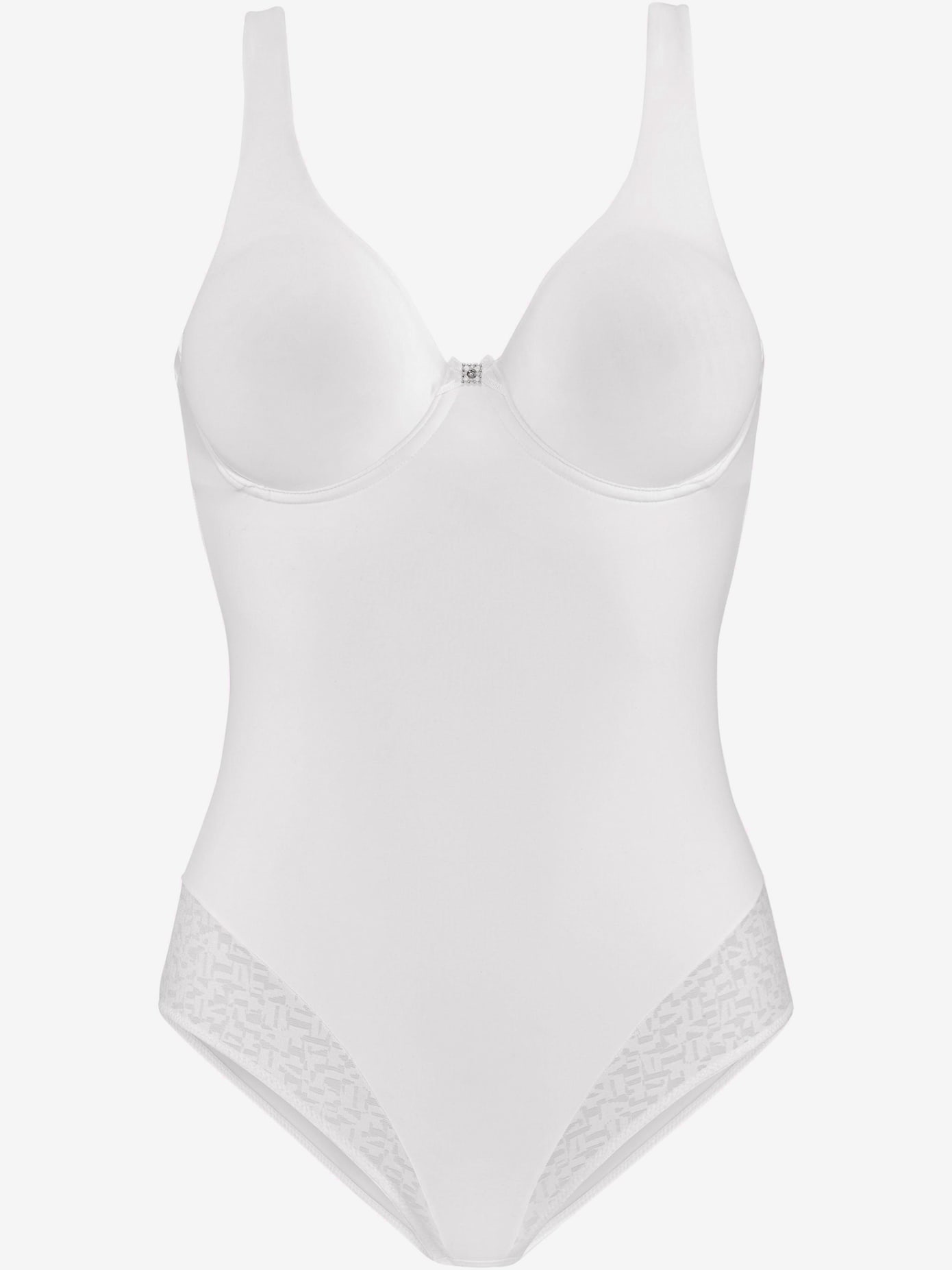 Body t-shirt combiné t-shirt féminin signé lascana. armatures et dentelle graphique