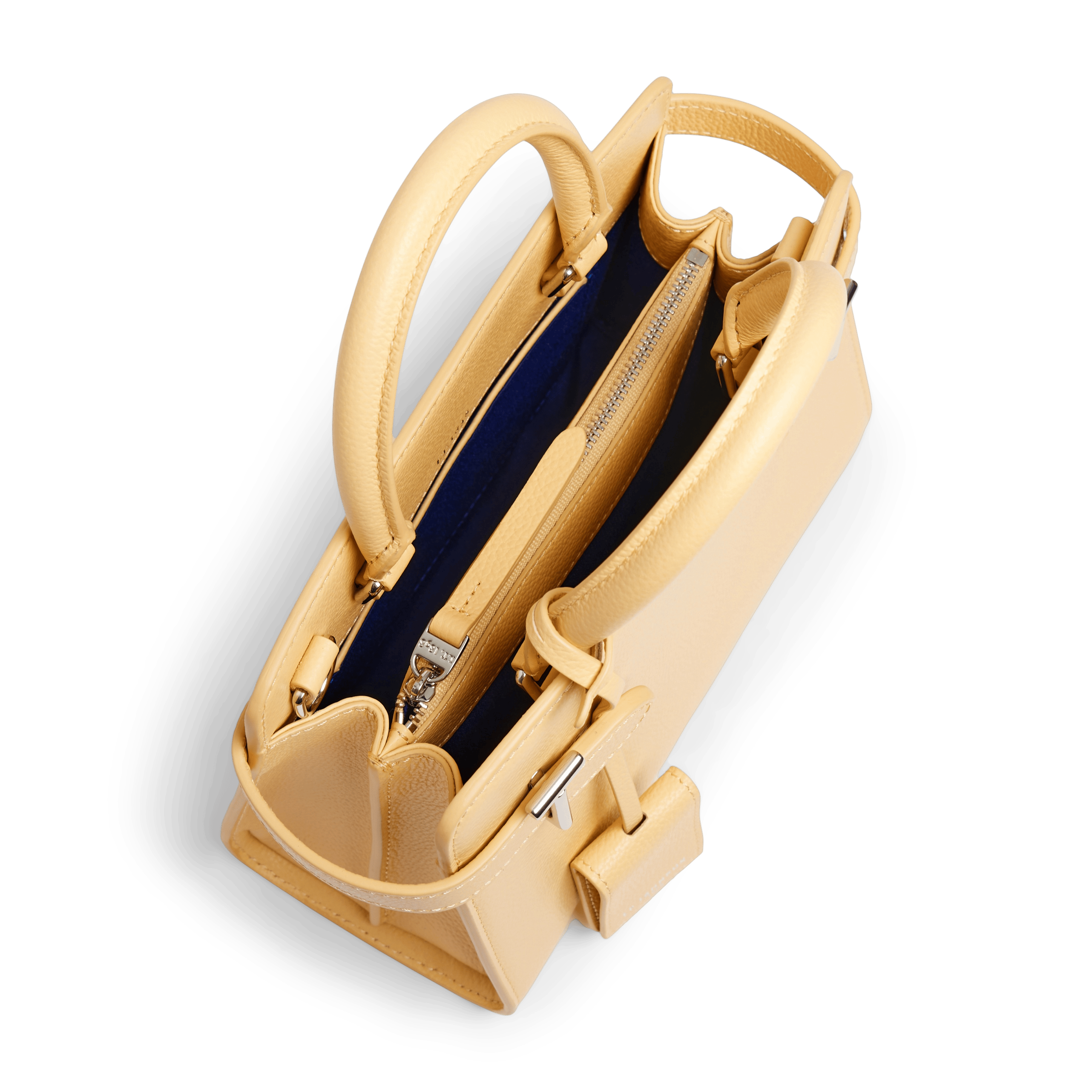 EMILIE - Sac à main en cuir| Jaune