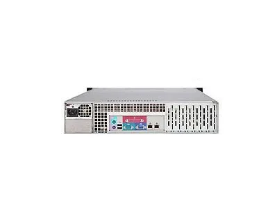 Supermicro SC825 TQC-600LPB - Rack-monterbar 2U - udvidet ATX - SATA/SAS - hot-swap 600 Watt - sort