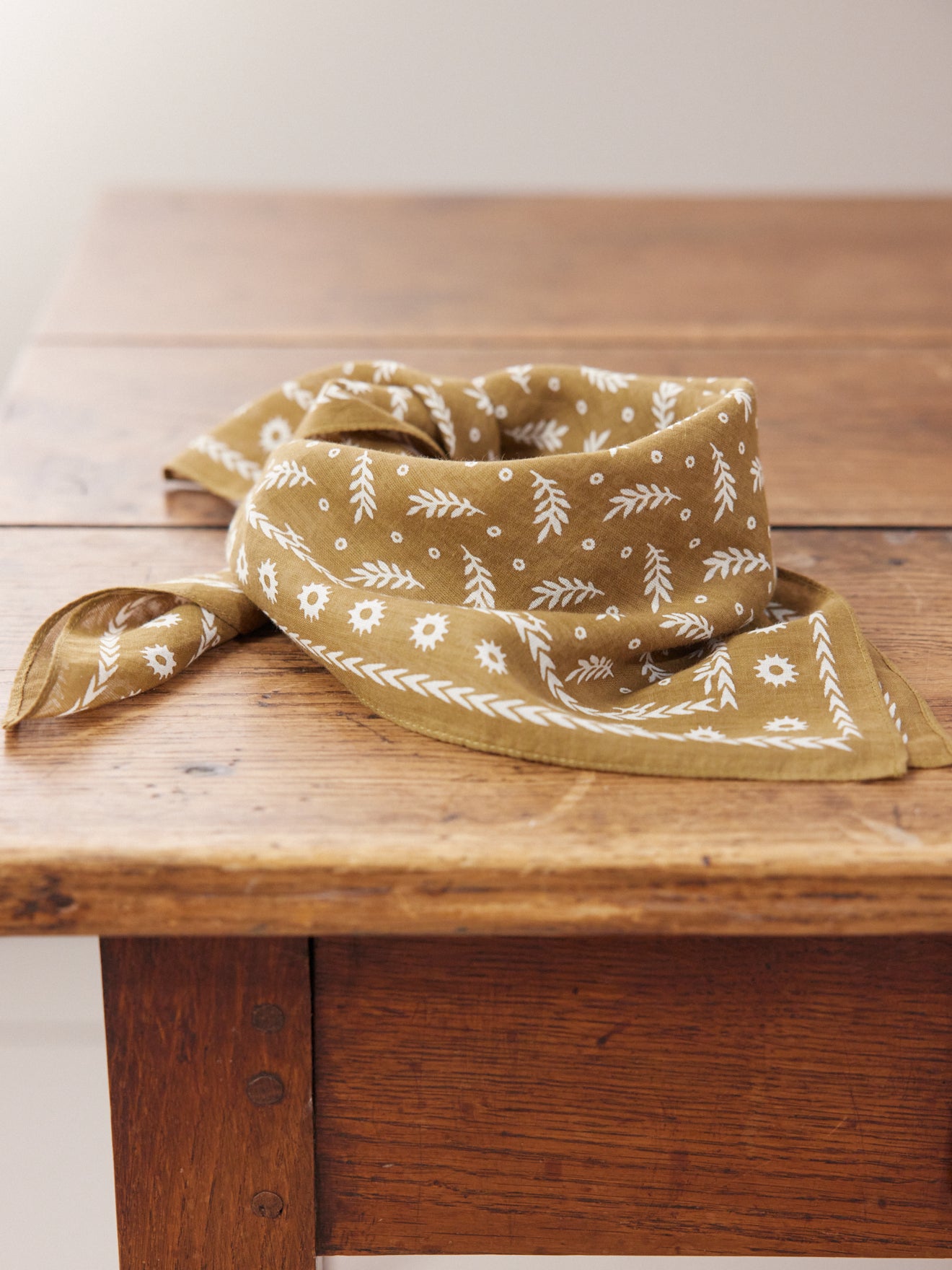 Carré bandana mixte imprimé Rebecca - coton biologique