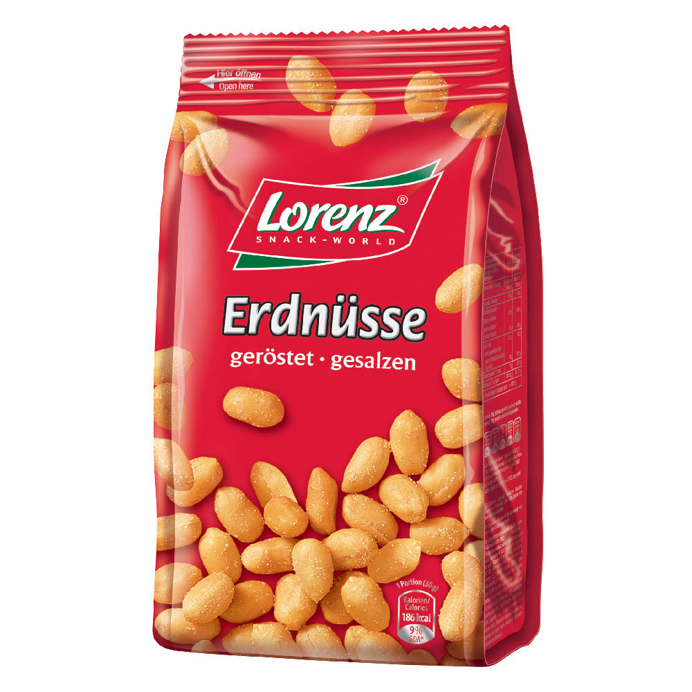 Lorenz Erdnüsse geröstet und gesalzen 200g MHD:16.7.25