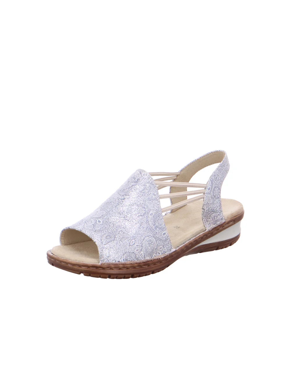 Sandalette Hawaii silber