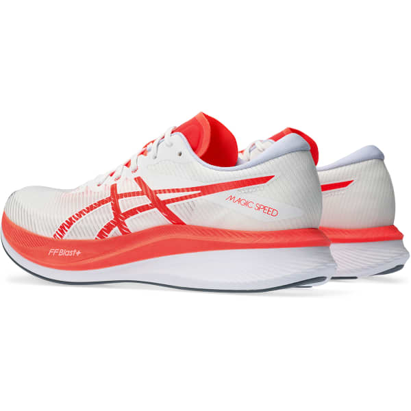 Chaussure running ASICS MAGIC SPEED 3 WHITE/SUNRISE RED