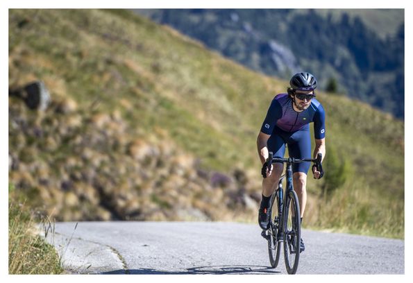 Maillot Manches Courtes Alé Onda Bleu